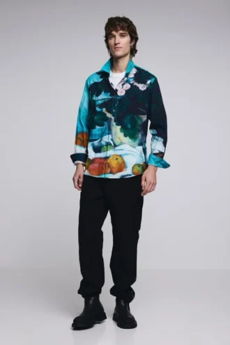 Pantaloni cargo con coulisse