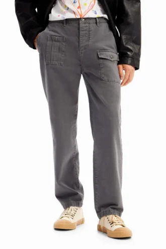 Pantaloni cargo dritti