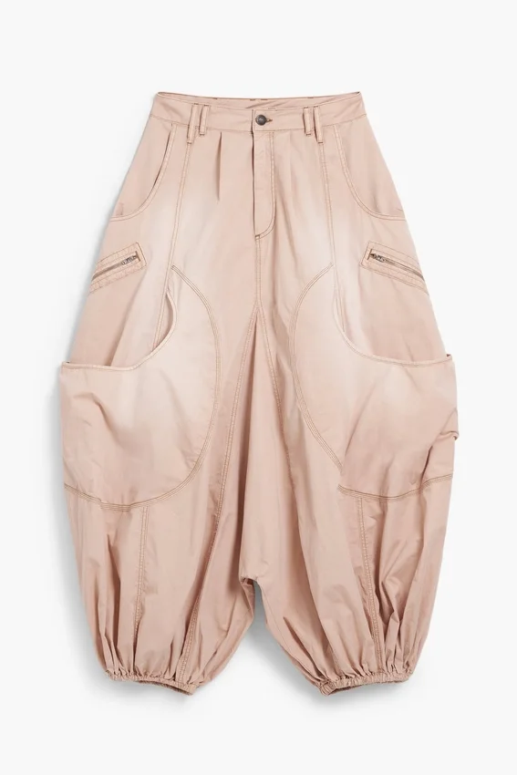 Pantaloni cargo fluidi Pantaloni cargo fluidi