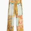 Pantaloni con stampa ibrida