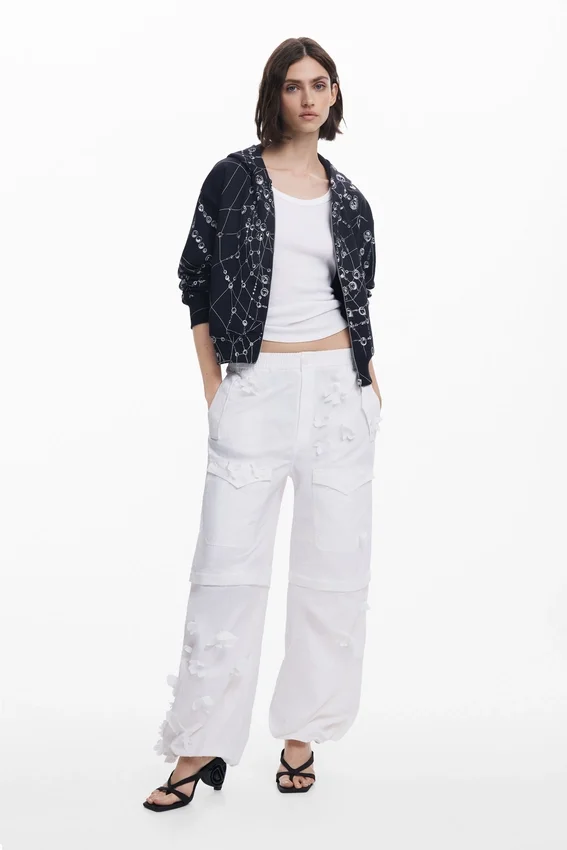 Pantaloni convertibili con fiori Tyler Mcgillivary Pantaloni convertibili con fiori Tyler Mcgillivary