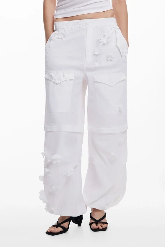 Pantaloni convertibili con fiori Tyler Mcgillivary Pantaloni convertibili con fiori Tyler Mcgillivary