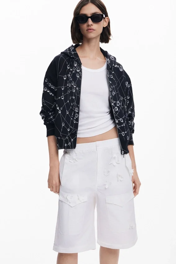Pantaloni convertibili con fiori Tyler Mcgillivary Pantaloni convertibili con fiori Tyler Mcgillivary