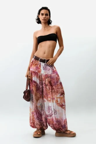 Pantaloni harem stampati