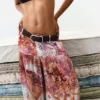 Pantaloni harem stampati
