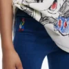 Pantaloni in denim elasticizzati Pantaloni in denim elasticizzati