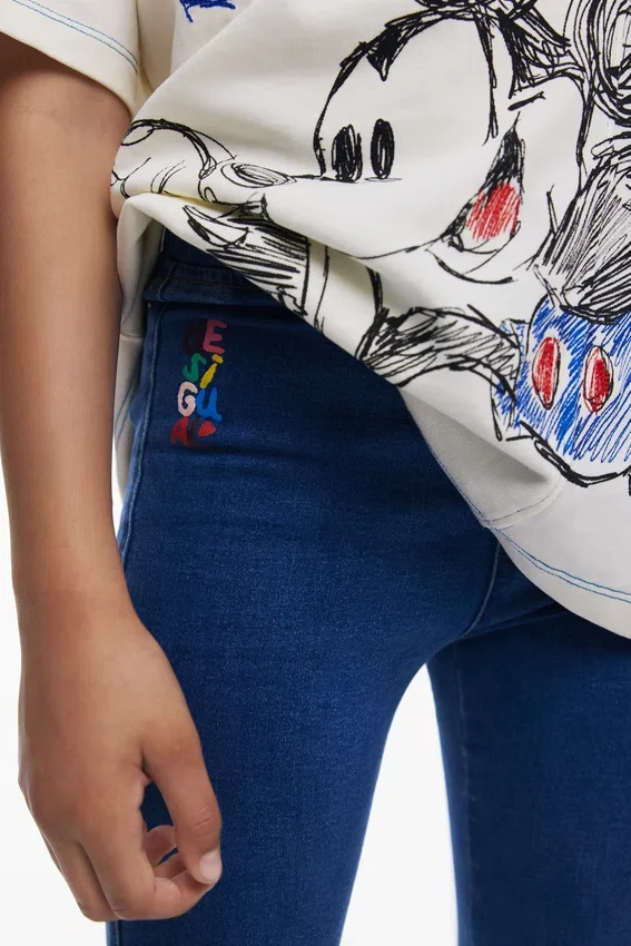 Pantaloni in denim elasticizzati Pantaloni in denim elasticizzati