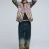 Pantaloni in denim sfumato