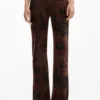 Pantaloni in denim stampato