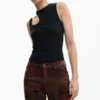 Pantaloni in denim stampato