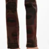 Pantaloni in denim stampato