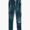 Pantaloni in denim tie-dye
