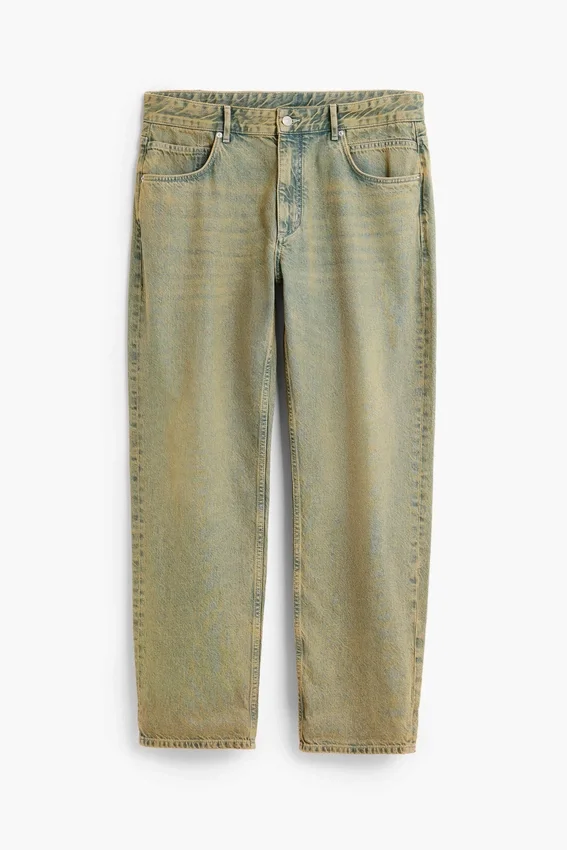 Pantaloni in denim tinto Pantaloni in denim tinto