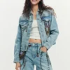 Pantaloni jeans con catene