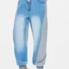 Pantaloni jogger in denim