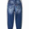 Pantaloni jogger in denim ibrido