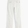 Pantaloni larghi con bottoni