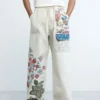 Pantaloni lunghi a fiori Pantaloni lunghi a fiori