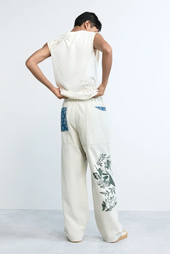 Pantaloni lunghi a fiori Pantaloni lunghi a fiori