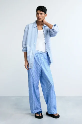 Pantaloni lunghi a righe Pantaloni lunghi a righe