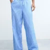 Pantaloni lunghi a righe