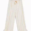 Pantaloni lunghi con pompon