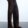 Pantaloni lunghi floccati