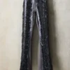 Pantaloni lunghi glitterati