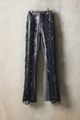 Pantaloni lunghi glitterati