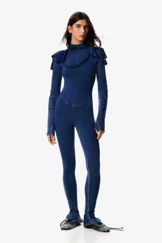 Pantaloni lunghi in maglia Masha Popova