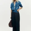 Pantaloni sartoriali combinati