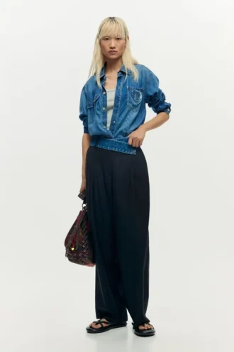 Pantaloni sartoriali combinati