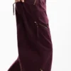 Pantaloni tie-dye con cerniere