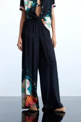 Pantaloni Tropical Fluid