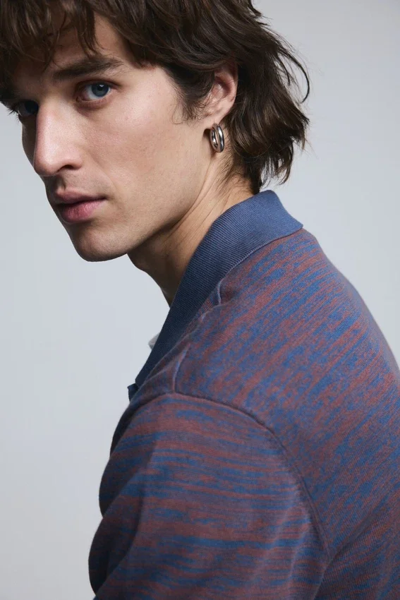 Polo in jacquard Polo in jacquard