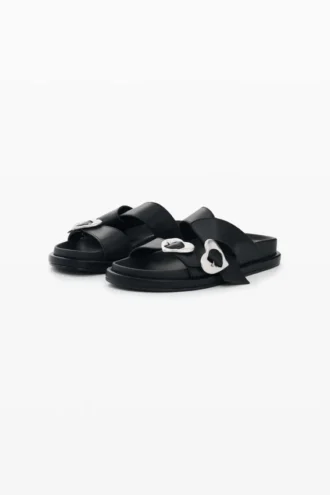 Sandali con zeppa a forma di cuore