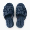 Sandali con zeppa in denim
