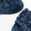 Sandali con zeppa in denim