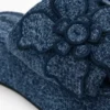 Sandali con zeppa in denim