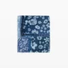 Sciarpa rettangolare con toppe in denim