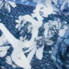 Sciarpa rettangolare con toppe in denim