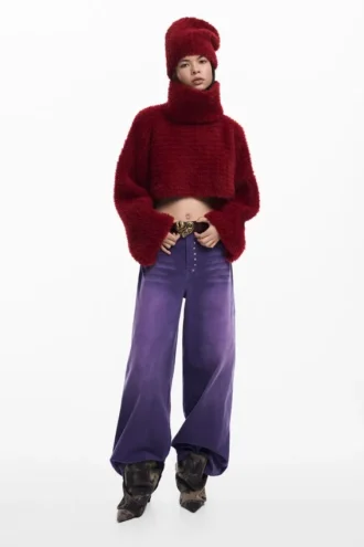 Set maglione corto e Berretto