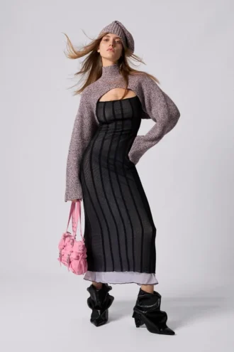 Set maglione e berretto in maglia