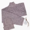Set maglione e berretto in maglia