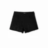 Shorts in denim ricamati