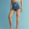 Shorts in denim stampato Shorts in denim stampato