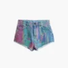 Shorts in denim stampato Shorts in denim stampato