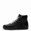 Sneaker alta in finta pelle di montone Sneaker alta in finta pelle di montone