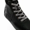 Sneaker alta in finta pelle di montone Sneaker alta in finta pelle di montone