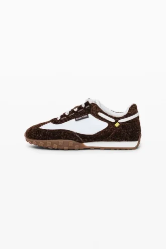 Sneaker in pelle combinata